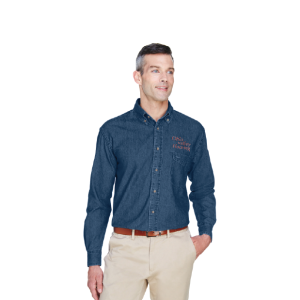 Harriton Men's Long-Sleeve Denim Shirt (M550)